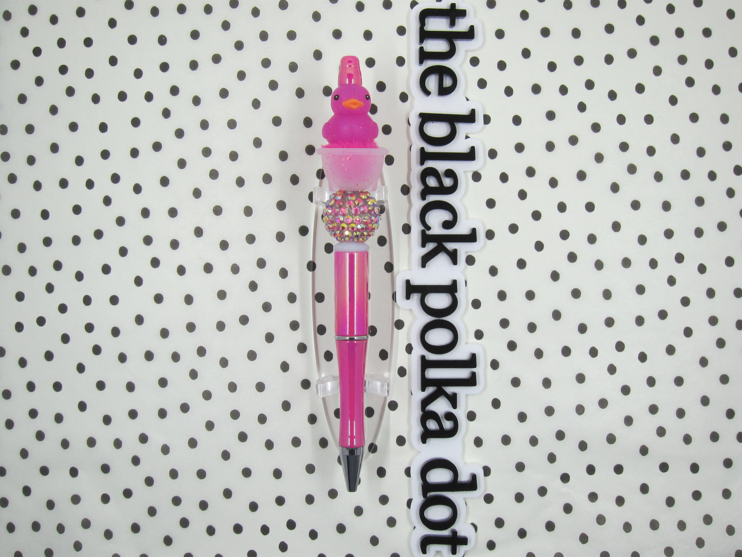 pink sparkly quacker