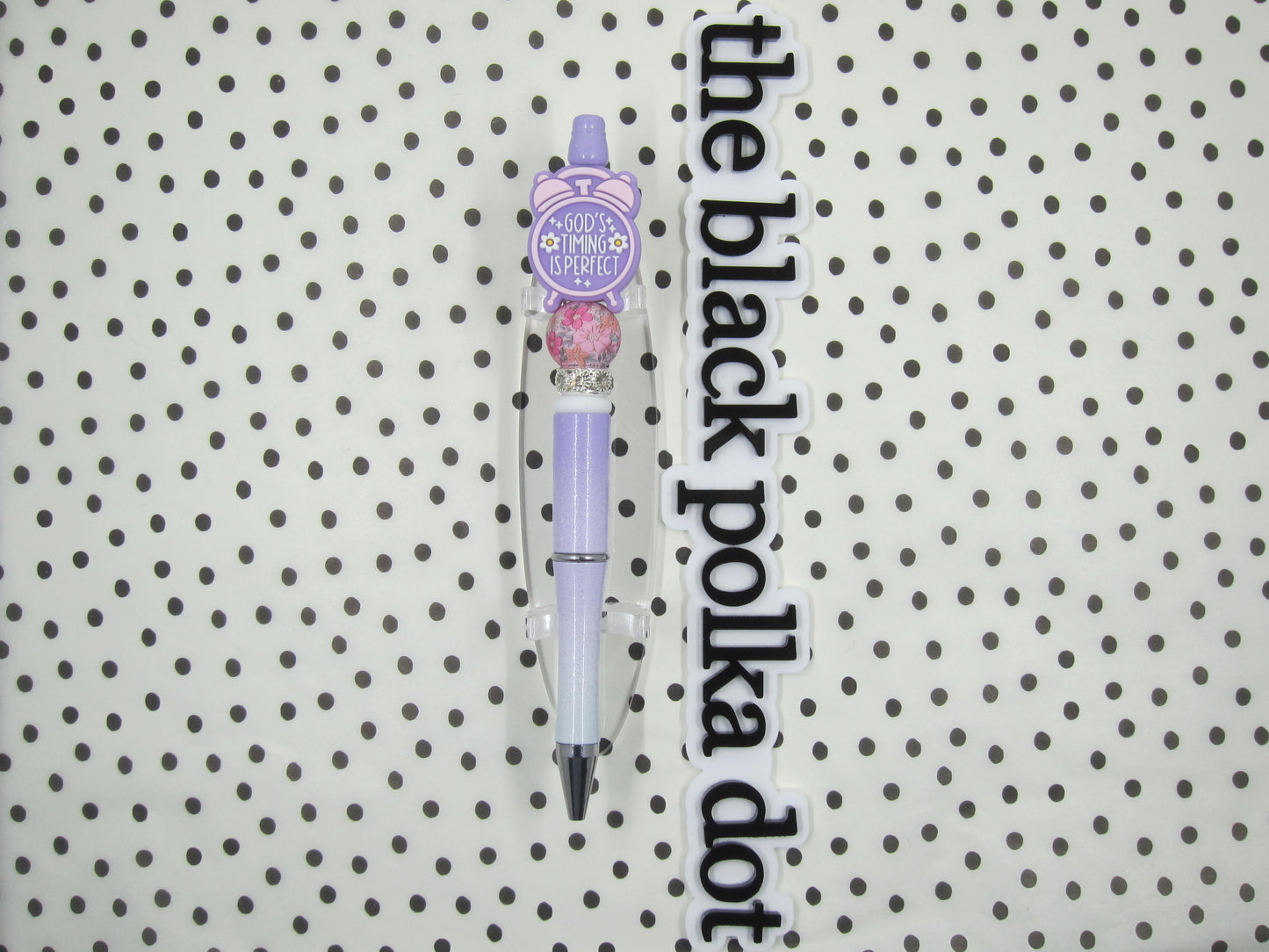 god's timing is perfect-lavender