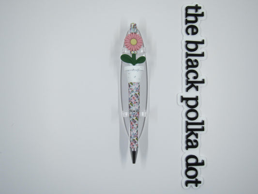 mauve daisy flower pot