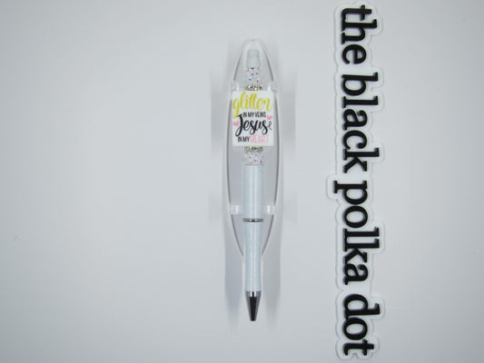 glitter in my veins jesus in my heart