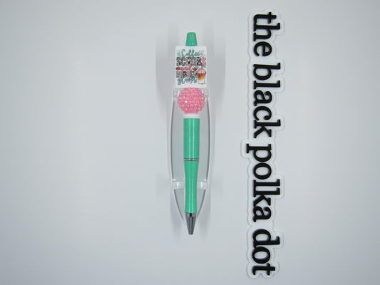 coffee, scrubs, and rubber gloves