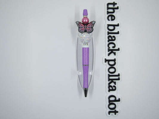 purple and pink butterfly