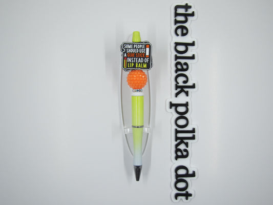 some people should use a glue stick instead of lip balm