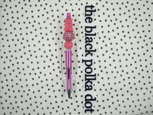 pink glitter gummy bear