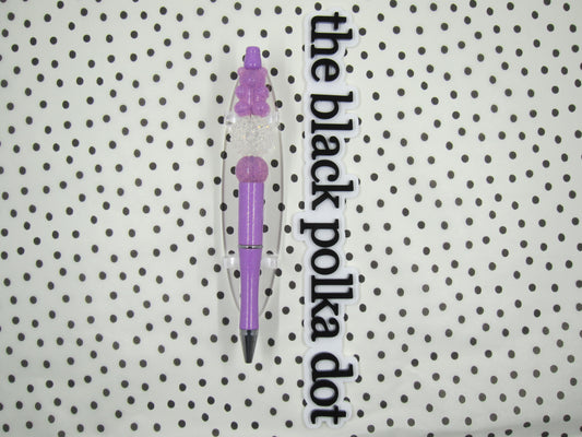 purple glitter gummy bear