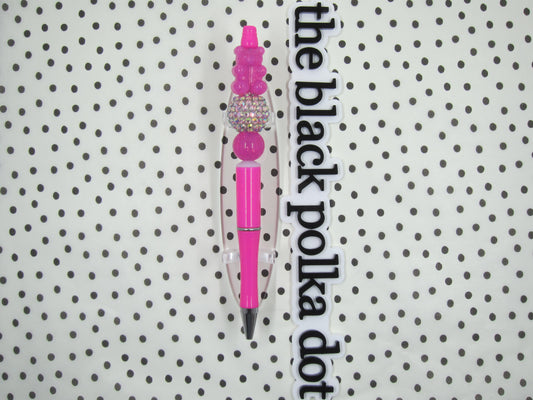 pink glitter gummy bear