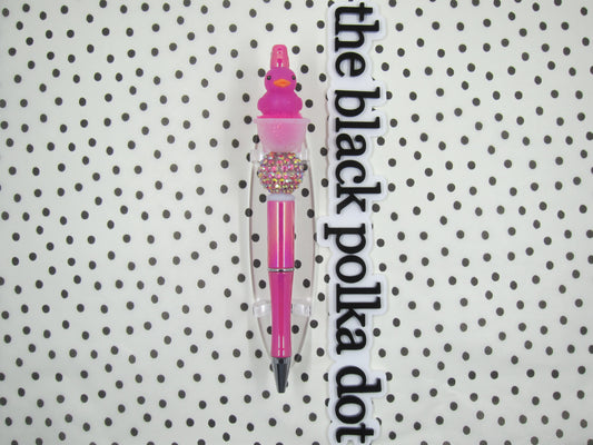 pink sparkly quacker