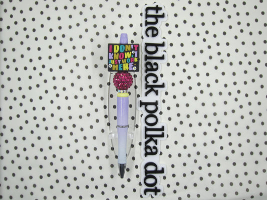 i don't know, i just work here