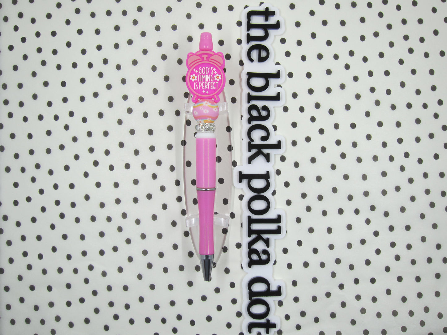 god's timing is perfect-pink